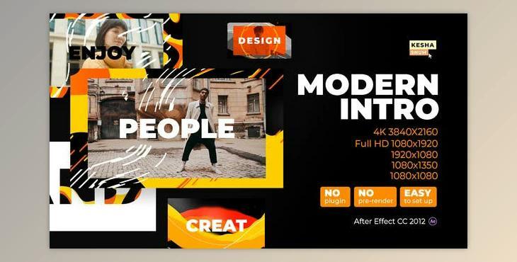 Modern Intro (Videohive 28602282) - AE Project