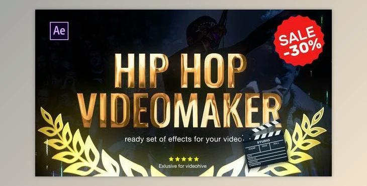 Hip Hop Music Video Editor 2.0 (Videohive 23834304) - AE Project