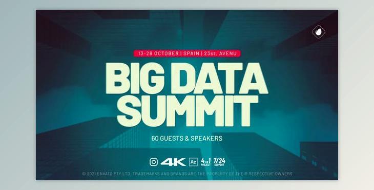 Big Data Summit (Videohive 33072462) - AE Project