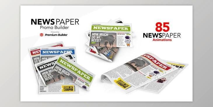 Newspaper Promo Builder (Videohive 46684542) - AE Project