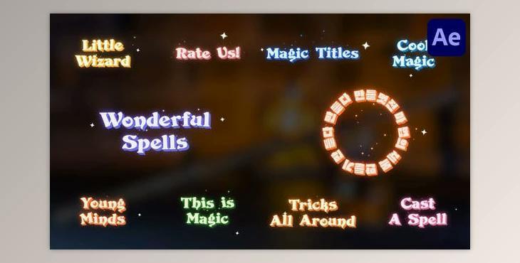 Magic Titles for After Effects (Videohive 47437295) - AE Project