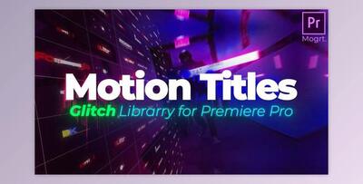 Motion Glitch Typography (Videohive 36761779) - PR Project