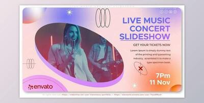Live Music Concert Slideshow (Videohive 39951344) - AE Project