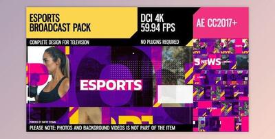 eSports (Broadcast Pack) (Videohive 28762894) - AE Project