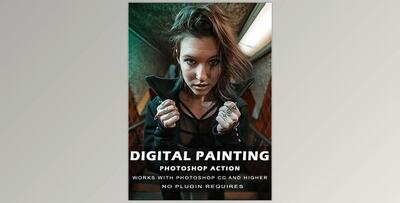 Digital Painting – Photoshop Action – GraphicRiver 29132184 (ATN)