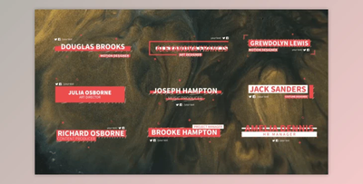 09 Lower Thirds (Videohive 33220000) - PR Project