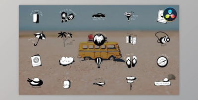 Travel Titles for DaVinci Resolve (Videohive 48450949)