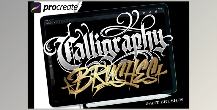 Calligraphy brush #2 CreativeMarket - 6637074