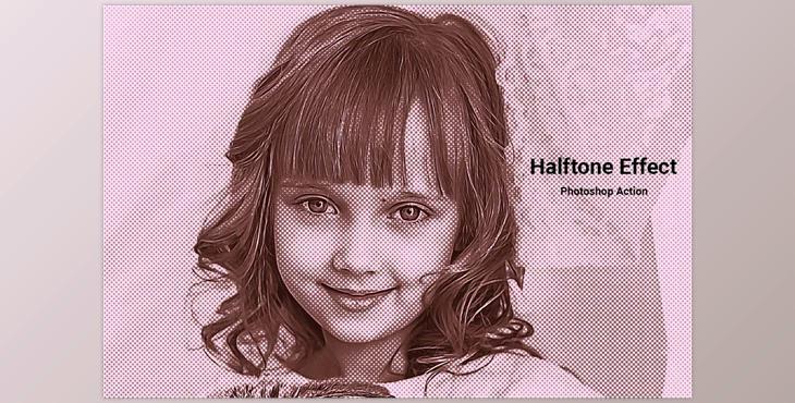 Halftone Effect Photoshop Action CreativeMarket-5099129 (ATN)