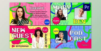 Podcast Promo for Premiere Pro (Videohive 53653330)