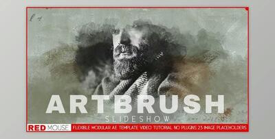 Art Brush Slideshow (Videohive 21539315) - AE Project
