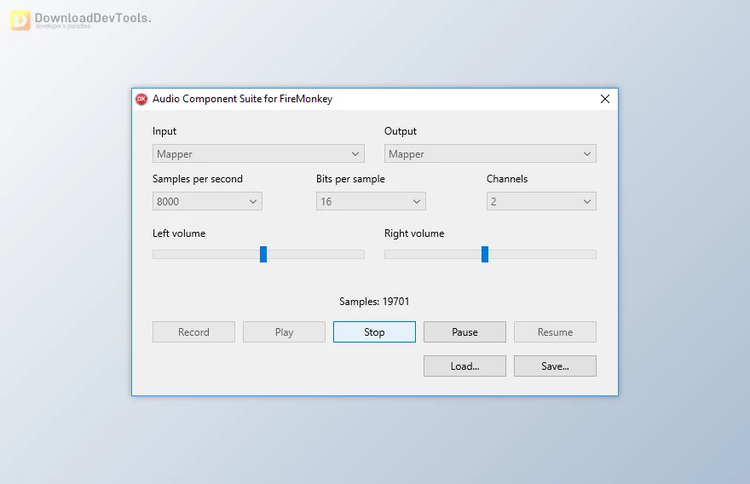 Winsoft Audio Component Suite for FireMonkey v1.5 for Delphi & CB XE7-12 Athens Full Source