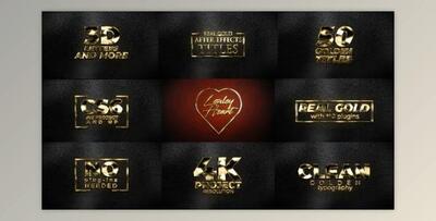 Real Gold Titles (Videohive 31630147) - AE Project