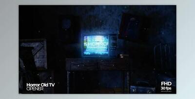 Horror Old TV Opener (Videohive 54449235) - AE Project