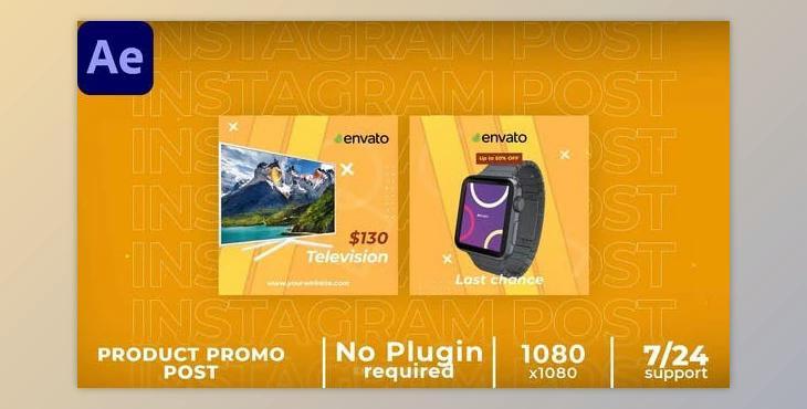 Product Promo Instagram Post (Videohive 38858457) - AE Project