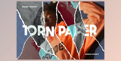 Ripped Image Photo Effect - 92031074