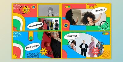 Bold Color Graphic Opener (Videohive 37915372) - AE Project