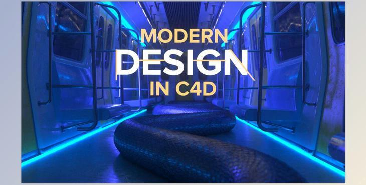 Motion Design School - Modern Design In Cinema 4D