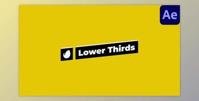 Self-Resizing Lower Thirds (Videohive 28493621)