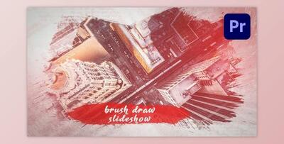 Brush Paint Slideshow – Premiere Pro (Videohive 37651036) - PR Project
