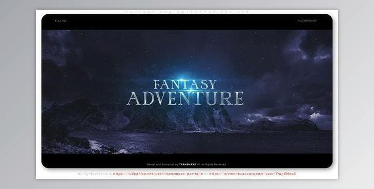 Fantasy and Adventure Trailer (Videohive 46912056) - AE Project