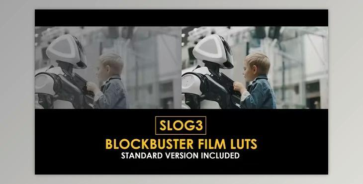 Slog3 Blockbuster Films and Standard Color LUTs (Videohive 51047350)