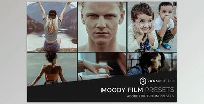 MOODY FILM Mobile & Desktop Presets CreativeMarket-5938703 (XMP, DNG)