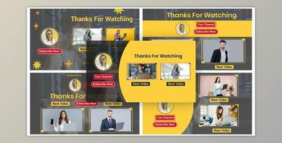 Digital Marketing Youtube After Effects End Screen (Videohive 39717485) - AE Project