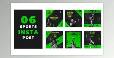 Sports Fest Instagram Social Media Post (Videohive 39216846) - AE Project