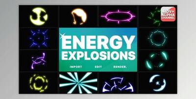 Energy Explosions - Motion Graphics (Videohive 30559717)