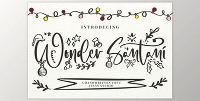 Wonder Santani Script Font
