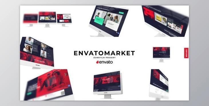 Mockup Website Presentation (Videohive 30041860) - AE Project