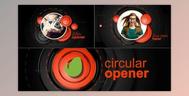 Circular Opener & Video Display (Videohive 11482912) - AE Project