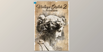 Vintage Sketch 2 Photoshop Action By IndWorks