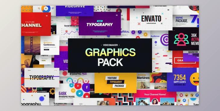 Videomaker Graphics Pack (Videohive 32196607) - AE Project