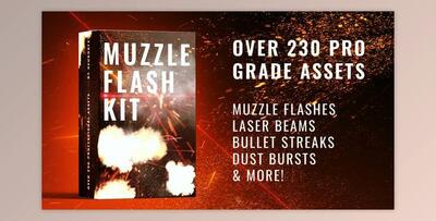 Real Muzzle Flash Kit (Videohive 29449489) - AE Project