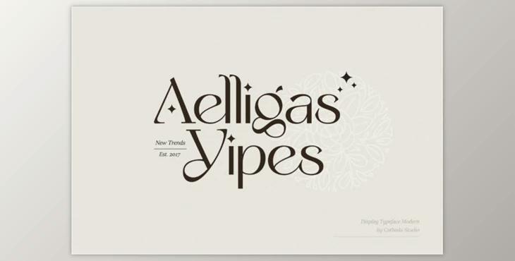 Aelligas Yipes Typeface