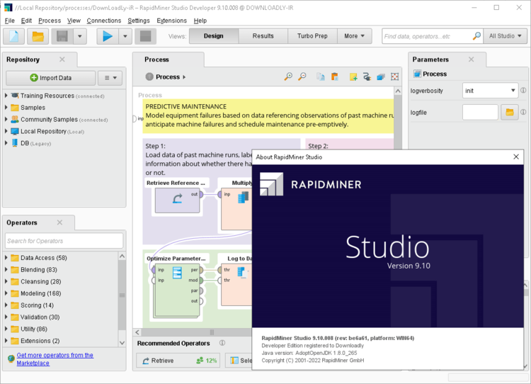 RapidMiner Studio Developer 9.10.8 Windows/Linux/macOS