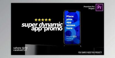 Super Dynamic App Promo - Phone 13 - Android - App Demo Video Premiere Pro (Videohive 33877660)