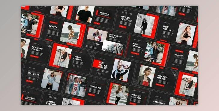 Fashion E-commerce Slides v.2 (Videohive 33086479)