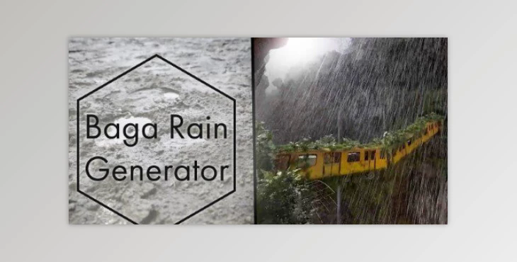 Blender Plugin – Baga Rain Generator