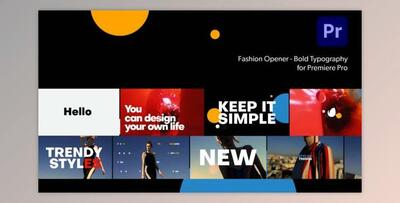 Fashion Opener-Bold Typography for Premiere Pro (Videohive 34094134)