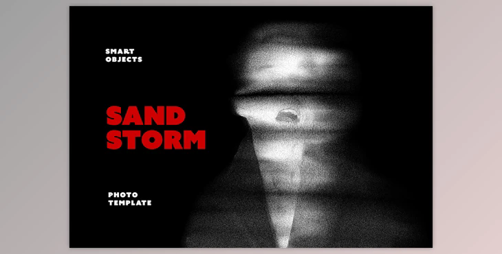 Sandstorm Distort Photo Effect - 92000253