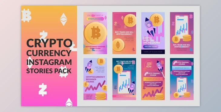 Cryptocurrency Stories Pack (Videohive 31516856) - AE Project