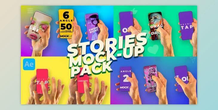 Stories Mockup Pack (Videohive 51026367) - AE Project