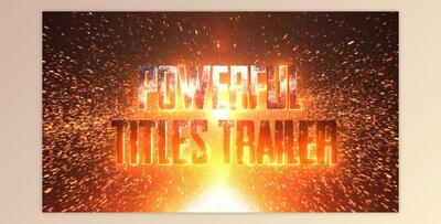 Powerful Title Trailer (Videohive 26386585)