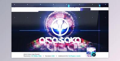 Glitch Pulse Logo Reveal (Videohive 27645349) - AE Project