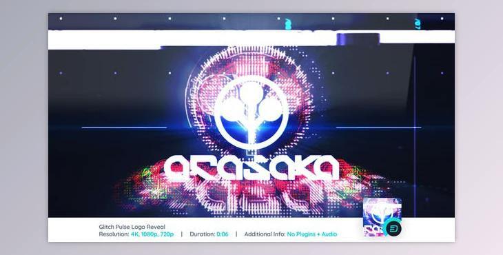 Glitch Pulse Logo Reveal (Videohive 27645349) - AE Project