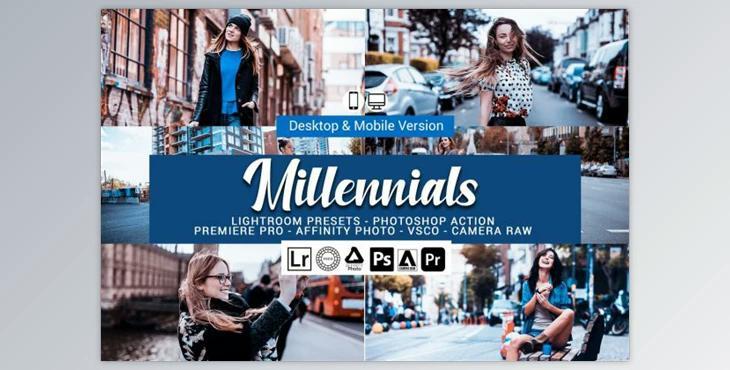 Millennials Lightroom Presets and LUTs By DreamColor