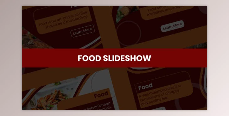 Food Slideshow (Videohive 44475809) - AE Project